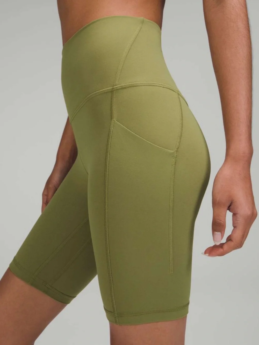 EUC Lululemon Matching Align Bronze Green Set. Size 4